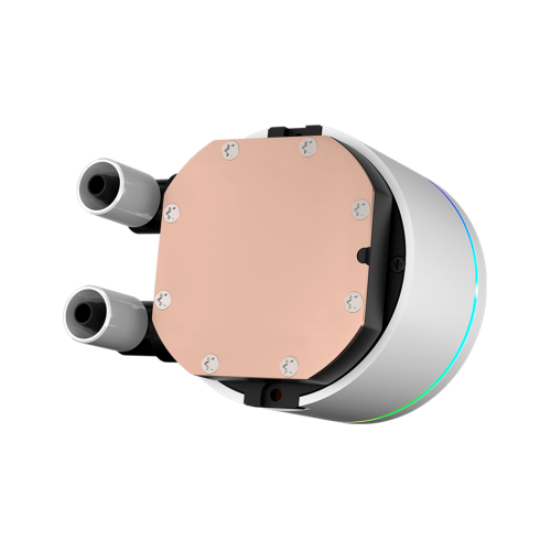 Водяное охлаждение для CPU PCCooler DA360 Pro ARGB Digital WH 115X/1200/1700/1851/20XX/AM4/AM5, 300W, 3000RPM±10%, 75.8CFM, 33.7dBA, 4PIN PWM, Белый