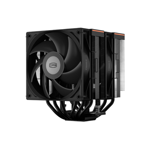 Вентилятор для процессора PCCooler RT620Pro Digital BK TDP 265W, 4-pin PWM, Intel LGA18XX/1700/1200/115x/AM5/AM4. Цифровой вывод температуры. RT620Pro Digital BK.