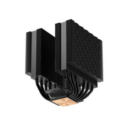 Вентилятор для процессора PCCooler RT620Pro Digital BK TDP 265W, 4-pin PWM, Intel LGA18XX/1700/1200/115x/AM5/AM4.  Цифровой вывод температуры. RT620Pro Digital BK.