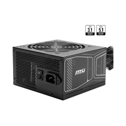 Блок питания MSI  750W, MAG A750GN PCIE5, Non Modular, ATX, 80+ GOLD, КПД >90%, Fan 120mm, Черный