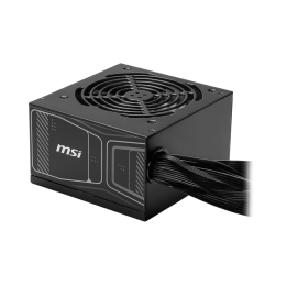 Блок питания MSI  750W, MAG A750GN PCIE5, Non Modular, ATX, 80+ GOLD, КПД >90%, Fan 120mm, Черный
