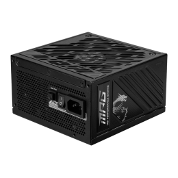 Блок питания MSI 1250W, MPG A1250GS PCIE5, Full Modular, ATX, 80+ GOLD, КПД >90%, Fan 135mm, Черный