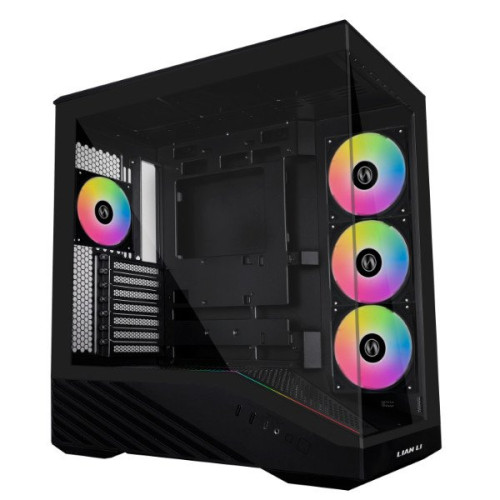 Корпус Lian Li Vector V100RX E-ATX/ATX/mATX/ITX G99.V100RX.01 2xUSB3.0, USB3.1, Type-C Black , Предустановленно 4xFans