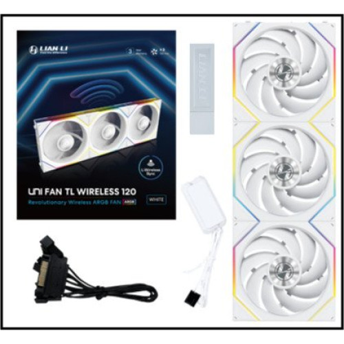 Вентилятор для корпуса Lian Li UNI FAN TL 120 Wireless 3x120mm Белый G99.12TL1W3W.00