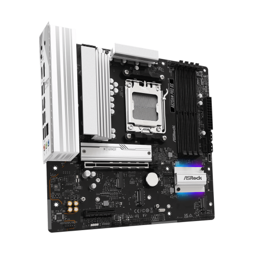 Материнская плата ASRock A620AM PRO RS AM5 4xDDR5 2xSATA3 RAID 3xM.2 Type-C HDMI DP mATX