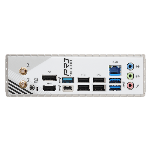 Материнская плата ASRock A620AM PRO RS WIFI AM5 4xDDR5 2xSATA3 RAID 3xM.2 Type-C HDMI DP WiFi6E mATX