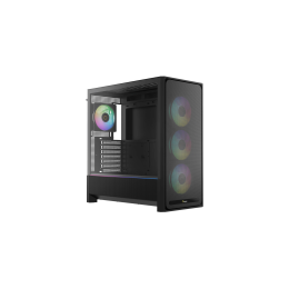 Корпус Ocypus Delta C70 BK ARGB EATX/ATX/mATX/ITX Type-C Черный (Предустановленно 4x120мм ARGB Fans) Delta-C70-BKG400XX-GL