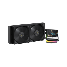 Водяное охлаждение для CPU Ocypus Sigma L24 PRO BK TDP 290W 4-pin Intel/AMD Черный