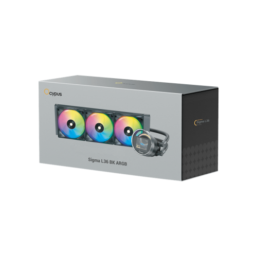 Водяное охлаждение для CPU Ocypus Sigma L36 BK ARGB TDP 300W 4-pin Intel/AMD Черный