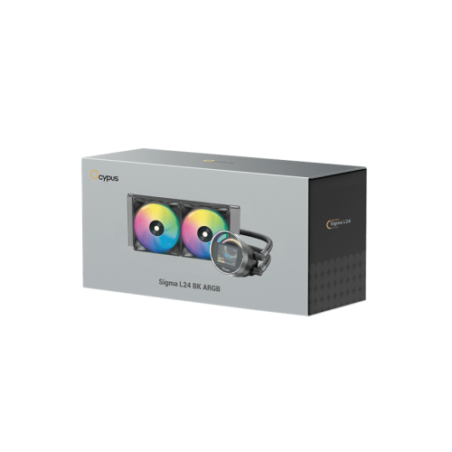 Водяное охлаждение для CPU Ocypus Sigma L24 BK ARGB TDP 280W 4-pin Intel/AMD Черный