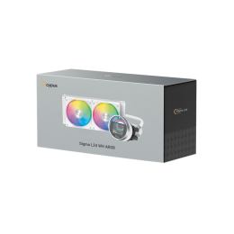 Водяное охлаждение для CPU Ocypus Sigma L24 WH ARGB TDP 280W 4-pin Intel/AMD Белый