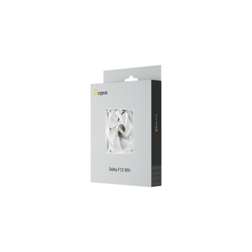 Вентилятор для корпуса Ocypus Delta F12 WH 1x(120x120x25mm) 2000RPM 73CFM Белый