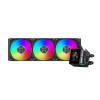Водяное охлаждение с дисплеем для CPU Водяное охлаждение для CPU PCCooler DS360 ARGB Display BK TDP 310W 115X/1200/1700/1851/AM4/AM5 Черный