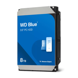 Жесткий диск HDD 8Tb Western Digital Blue SATA 6Gb/s 256Mb 5640rpm WD80EAAZ