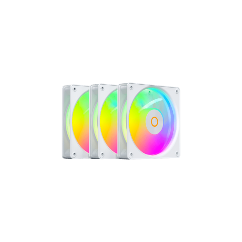 Вентилятор для корпуса Ocypus Gamma F12 Elite WH ARGB 3-IN-1 3x(120x120x25mm) 600-1800RPM Белый
