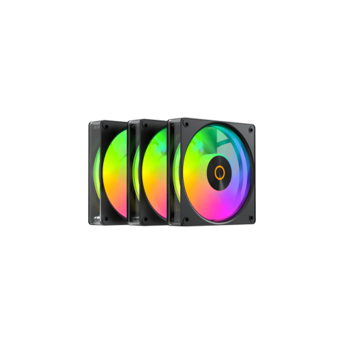Вентилятор для корпуса Ocypus Gamma F12 Elite BK ARGB REVERSE BLADE 3-IN-1 3x(120x120x25mm) Черный