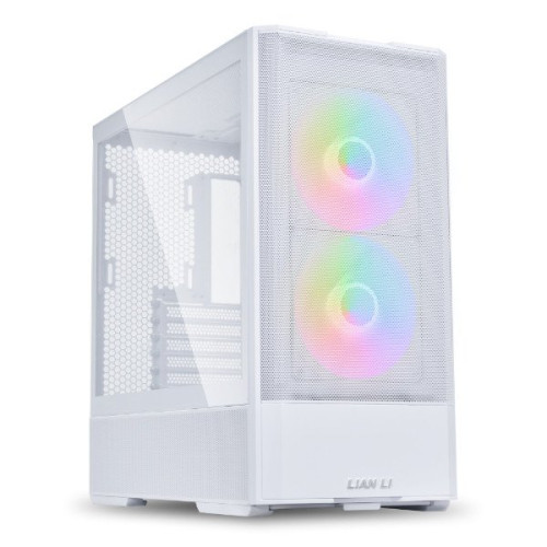 Корпус Lian Li Lancool 207 White ATX/m-ATX/m-ITX пылевой фильтр, спереди предустановлено 2x140mm ARGB Fan, снизу 2x120mm, 1xTypeC, 2xUSB3.0, PWM Fan, White G99.LAN207RW.10R