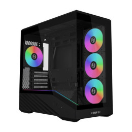 Корпус Lian Li Vector V100 MINI mATX/ITX (Back-connect) 2xUSB3.0, USB3.1 Type-C, 4x120mm ARGB PWM, Black G99.V100RMIX.00 (комплектация c предустановленным воздушным охлаждением)