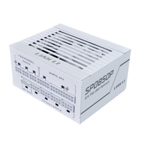 Блок питания Lian Li 850W, SP0850P, Full Modular, ATX, 80+ PLATINUM, КПД 92%, Fan 92mm, Белый, G9P.SP0850P.W000.EU