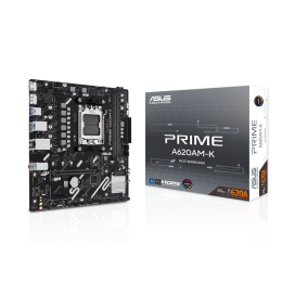 Материнская плата ASUS PRIME A620AM-K AMD A620A AM5 2xDDR5 4xSATA3 RAID M.2 HDMI DP mATX