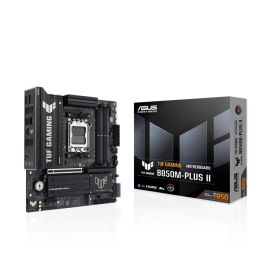 Материнская плата ASUS TUF GAMING B850M-PLUS II, AM5 B850 4xDDR5 4xSATA 3xM.2 1xHDMI 1xDP mATX