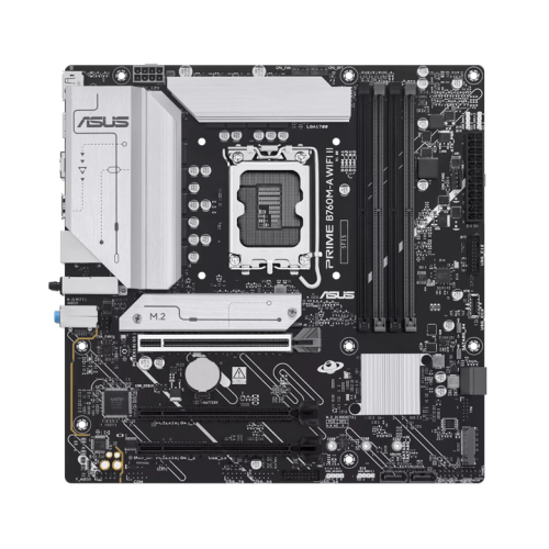 Материнская плата ASUS PRIME B760M-A WIFI II, LGA1700 4xDDR5 4xSATA3 2xM.2 RAID 1xHDMI 1xDP mATX