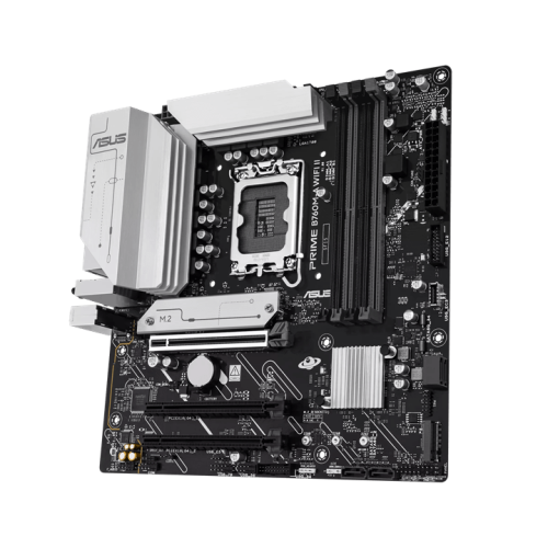 Материнская плата ASUS PRIME B760M-A WIFI II, LGA1700 4xDDR5 4xSATA3 2xM.2 RAID 1xHDMI 1xDP mATX