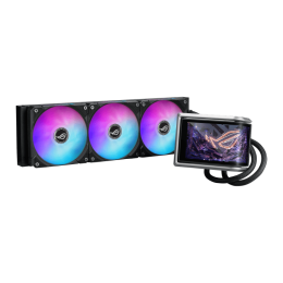 Водяное охлаждение CPU Asus ROG RYUO IV 360 ARGB, 3x120mm Liquid CPU Cooler, AMOLED-display, Black