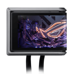 Водяное охлаждение CPU Asus ROG RYUO IV 360 ARGB, 3x120mm Liquid CPU Cooler, AMOLED-display, Black