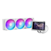 Водяное охлаждение CPU Asus ROG RYUO IV 360 ARGB WHT, 3x120mm, AMOLED-display, White