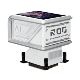 Водяное охлаждение CPU Asus ROG RYUO IV 360 ARGB WHT, 3x120mm, AMOLED-display, White