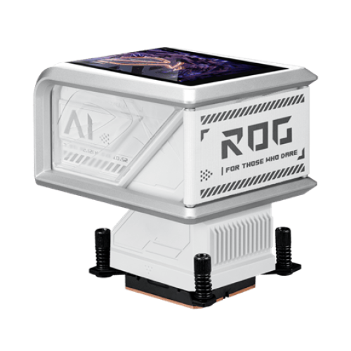 Водяное охлаждение CPU Asus ROG RYUO IV 360 ARGB WHT, 3x120mm, AMOLED-display, White