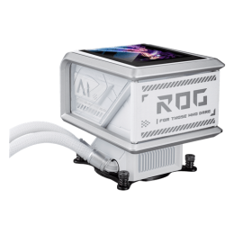 Водяное охлаждение CPU Asus ROG RYUO IV SLC 360 ARGB WHT, 3x120mm, AMOLED-display, Black