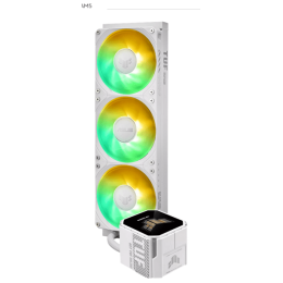 Водяное охлаждение CPU Asus TUF GAMING LC III 360 ARGB LCD WHT 3x120mm Liquid CPU Cooler, PWM, ARGB