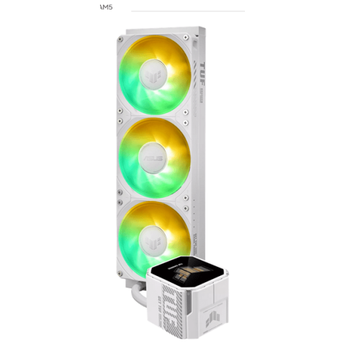 Водяное охлаждение CPU Asus TUF GAMING LC III 360 ARGB LCD WHT 3x120mm Liquid CPU Cooler, PWM, ARGB