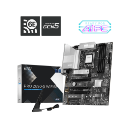 Материнская плата MSI PRO Z890-S WIFI6E LGA1851 4xDDR5 4xSATA3 RAID 3xM.2 HDMI DP Type-C ATX