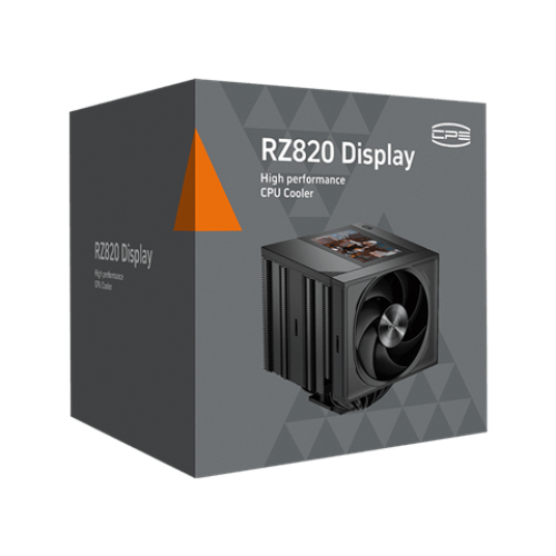 Вентилятор для процессора PCCooler RZ820 Display BK 300W 4pin 1851/1700/1200/115X/20XX/AM4/AM5