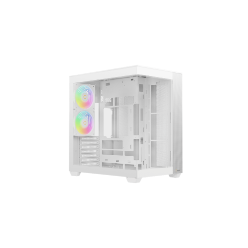 Корпус Ocypus Delta C74 WH ARGB ATX/MATX/ITX, USB3.0x2, Type C, Белый, Delta-C74-WHD200XX-GL