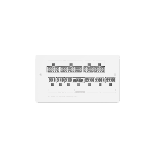 Блок питания Ocypus 1000W, Iota P1000 WH, Full Modular, ATX, 80+ GOLD, КПД 91%, Fan 120mm, Японские конденсаторы, Белый, Iota-P1000-G1FFWH025X-EU