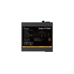 Блок питания Ocypus  750W, Delta P750S, Non modular, ATX, 80+ BRONZE, КПД 87%, Fan 120mm, Черный, Delta-P750S-BDFBK025X-EU