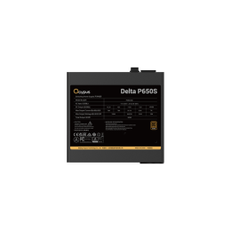 Блок питания Ocypus  650W, Delta P650S, Non modular, ATX, 80+ BRONZE, КПД 87%, Fan 120mm, Черный, Delta-P650S-BDFBK025X-EU