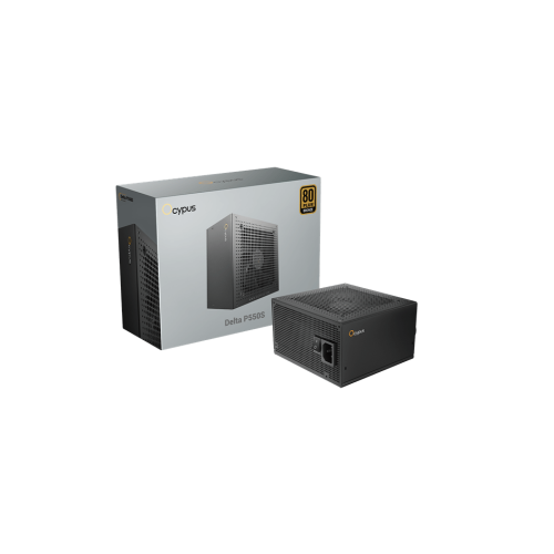 Блок питания Ocypus 550W, Delta P550S, Non modular, ATX, 80+ BRONZE, КПД 87%, Fan 120mm, Черный, Delta-P550S-BDFBK025X-EU