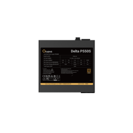 Блок питания Ocypus  550W, Delta P550S, Non modular, ATX, 80+ BRONZE, КПД 87%, Fan 120mm, Черный, Delta-P550S-BDFBK025X-EU