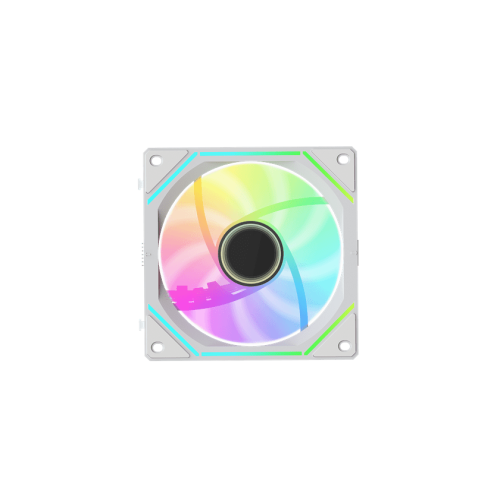 Вентилятор для корпуса Ocypus Gamma F12 UNI WH ARGB 1x(123x120x25mm), 800-1800 RPM Белый