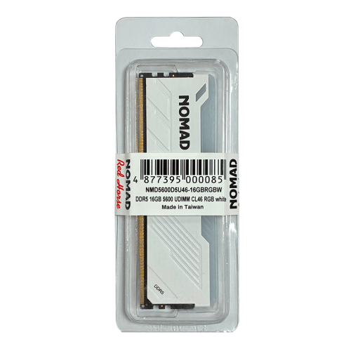 Оперативная память 16GB DDR5 5600MHz NOMAD UDIMM CL46 RGB NMD5600D5U46-16GBRGBW White
