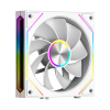 Комплект вентиляторов для корпуса PCCoole F3 X120R ARGB WH 3IN1, FAN 120mm, 800~1800RPM, 15~28.4 DB, 54 CFM, RGB