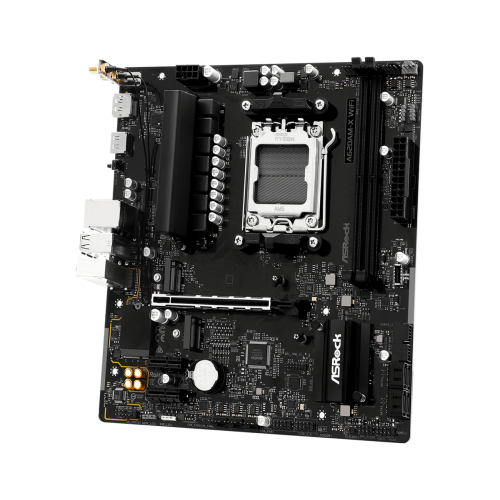 Материнская плата ASRock A620AM-X WIFI AM5 2xDDR5 4xSATA3 RAID 2xM.2 WiFi6E Type-C HDMI DP mATX