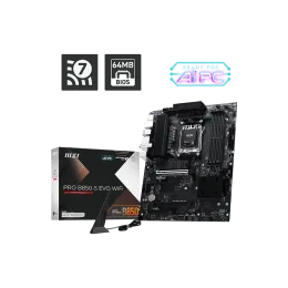 Материнская плата MSI PRO B850-S EVO WIFI AM5 B850 4xDDR5 4xSATA6G RAID 3xM.2 1xDP 1xHDMI 4xUSB2.0 4xUSBType-A 1xUSBType-C Wi-Fi/Bluetooth 5G LAN ATX