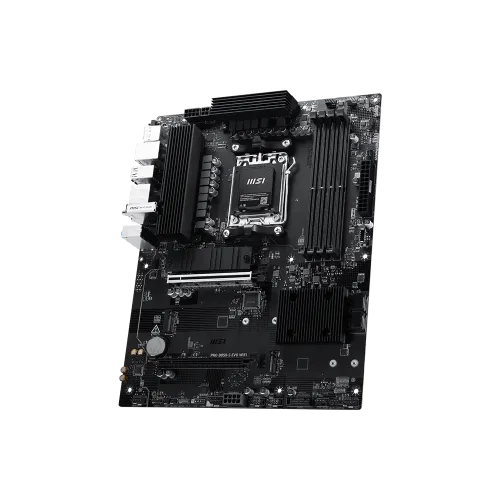 Материнская плата MSI PRO B850-S EVO WIFI AM5 B850 4xDDR5 4xSATA6G RAID 3xM.2 1xDP 1xHDMI 4xUSB2.0 4xUSBType-A 1xUSBType-C Wi-Fi/Bluetooth 5G LAN ATX