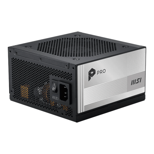 Блок питания MSI 850W, PRO A850PL PCIE5, Full Modular, ATX, 80+ PLATINUM, КПД >92%, Fan 120mm, Черный